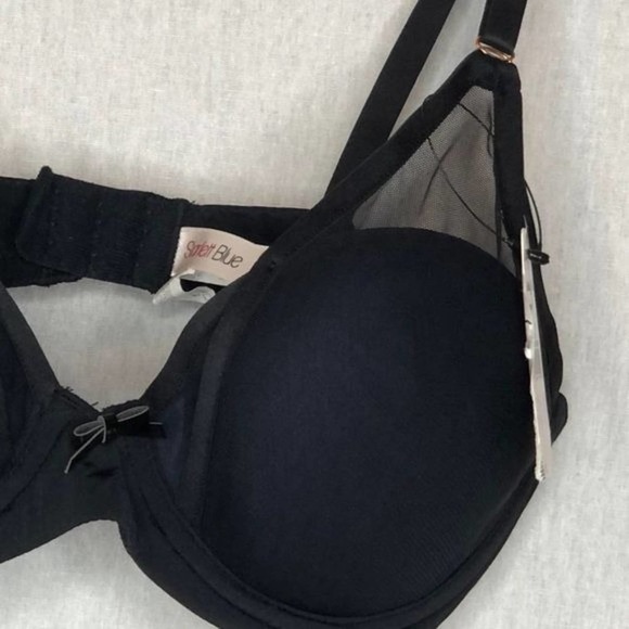 SKARLETT BLUE Bait Underwire T-shirt Bra In Black/night 32D - Picture 4 of 10